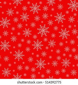 Snowflakes background. Vector illustration. 