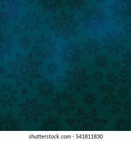 Snowflakes background. Vector illustration