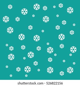 snowflakes background vector illustration eps10. Isolated badge for website or app - stock infographics