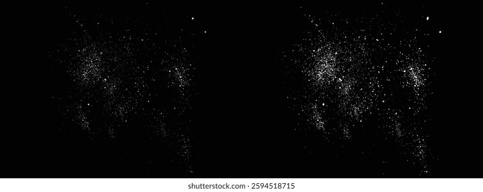 Snowflakes background. Vector winter white color snowfall