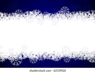 snowflakes background for winter and christmas theme