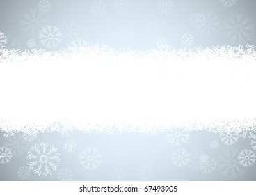 Schneeflocken-Hintergrund für Winter- und Weihnachtsthemen
