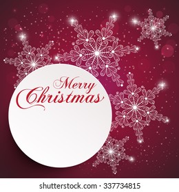 Snowflakes background for winter and New Year, merry christmas theme. Silver snowflake. 