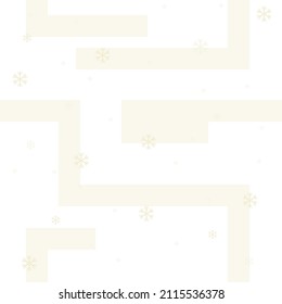 Snowflakes background. Winter seamless pattern.
