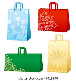 Snowflakes bags