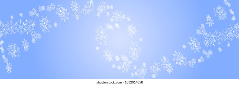 snowflakes blue background, winter blue background design