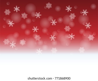 snowflakes ,Bokeh White background,vector illustration