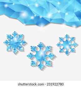 Snowflakes card. 