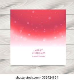 snowflakes card