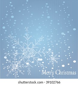 Snowflakes. Christmas background