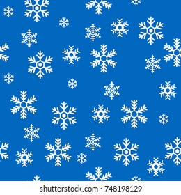 Snowflakes Christmas background