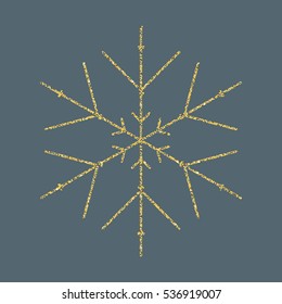 Snowflakes, Christmas decorations. Vector