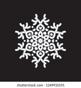 Snowflakes for Christmas design. Vector illustration