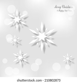 Snowflakes. Christmas and new year vector design