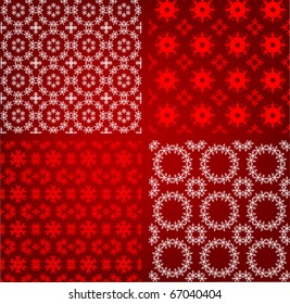 Snowflakes christmas seamless background pattern (EPS 10)