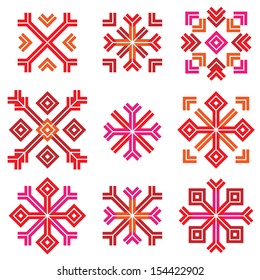 Snowflakes. Christmas. Winter. Decorations.