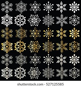 snowflakes clipart
