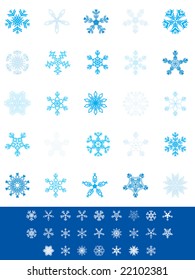 Snowflakes collection