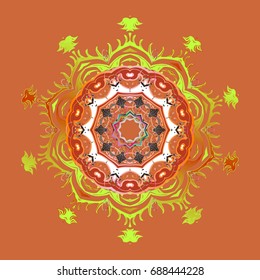 Snowflakes collection. Isolated of vector snowflakes. Fine winter ornament. Vector illustration.