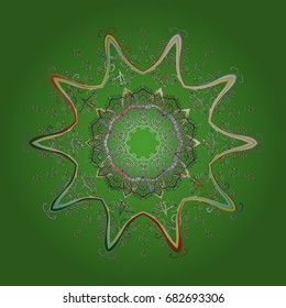 Snowflakes collection. Vector illustration. Isolated of vector snowflakes. Fine winter ornament.