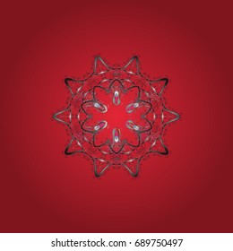 Snowflakes collection. Vector illustration. Isolated of vector snowflakes. Fine winter ornament.