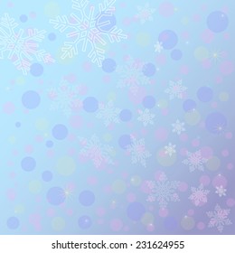  snowflakes dark  blue  background for the new year and Christmas design