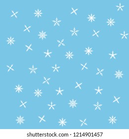 snowflakes decoration wallpaper vector