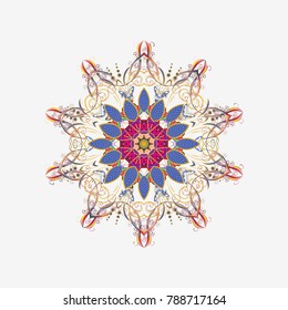 Snowflakes design. Retro style texture, pattern winter elements. Modern design poster, cover, card design in neutral, yellow and blue colors. Trendy stylized snowflakes and elements memphis cards.