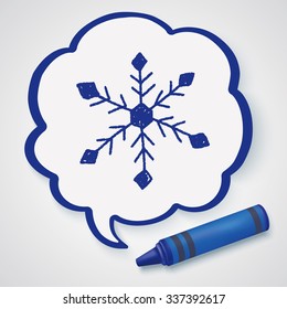 snowflakes doodle