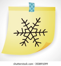 snowflakes doodle