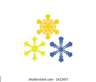 Snowflakes. Every snowflake is unique.