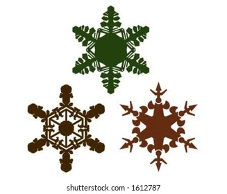 Snowflakes. Every snowflake is unique.