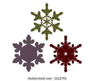 Snowflakes. Every snowflake is unique.