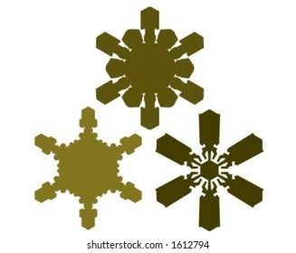 Snowflakes. Every snowflake is unique.