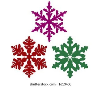 Snowflakes. Every snowflake is unique.