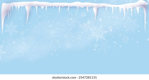 Snowflakes falling christmas decoration isolated background. White snow flying on transparent. Vector heavy snowfall, snowflakes in different shapes and forms.	