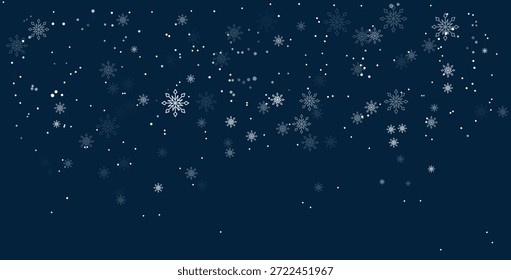 Flocos de neve caindo decoração fundo eps10.