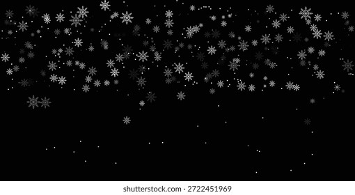 Flocos de neve caindo decoração fundo eps10.