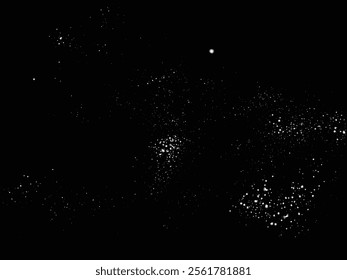 Snowflakes falling. Vector snowfall snow flakes vector illustration