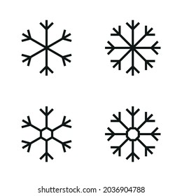 Icono de Snowflakes para aplicaciones y sitios web