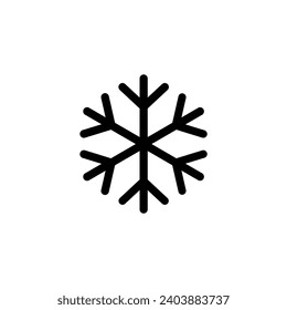 snowflakes icon cold Weather icon vector winter sign 