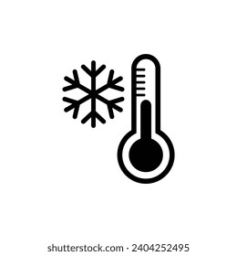 snowflakes icon cold Weather icon vector winter sign 