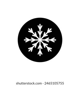 snowflakes icon cold Weather icon vector winter sign