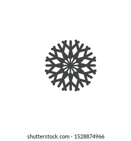 Snowflakes icon design isolated on white background. Winter, snow.