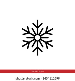 Snowflakes Icon / logo Vector Illustration