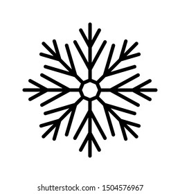 Snowflakes Icon on white background.