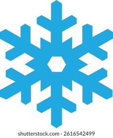 snowflakes icon, snowflakes on a white background