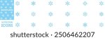 Snowflakes icon set. Snow sign. Snowflakes template. Snowflake winter. Snowflakes icons. Winter icon. Snowflake collection. Vector Illustration. Vector Graphic. EPS 10