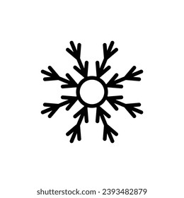 icono copos de nieve icono vectores de navidad icono de decoración 