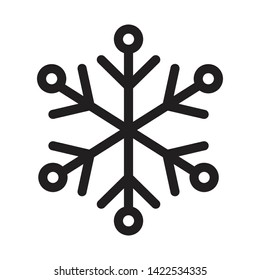 Snowflakes Icon Vector Illustration - Vector